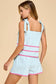 Sweetheart Gingham Tank with Ricrac Detail