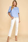 Breezy Bay Pleated Puff Sleeves Top